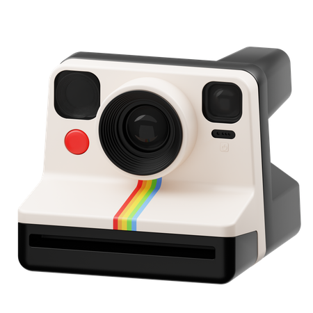 Polaroid Camera  3D Icon
