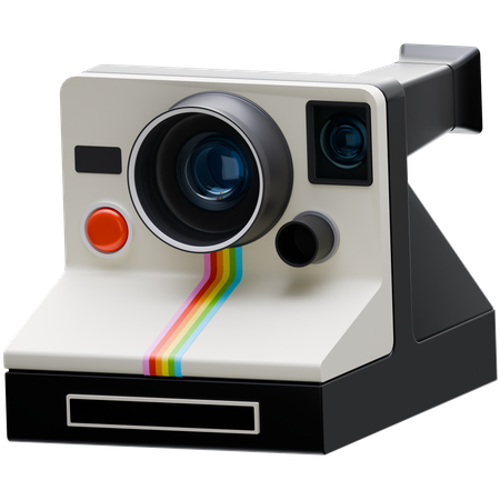 Polaroid Camera  3D Icon