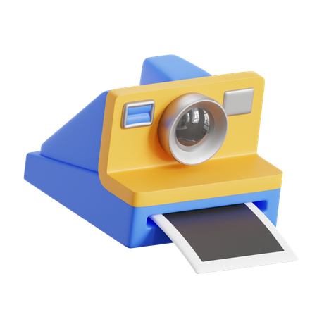 Polaroidkamera  3D Icon