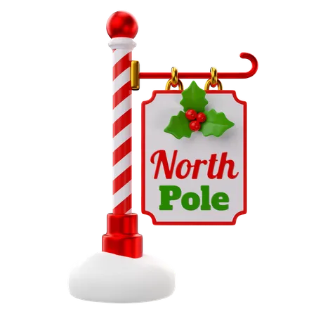 Pôle Nord  3D Icon