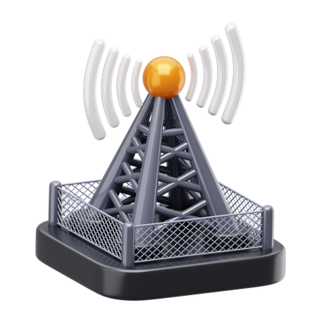Pôle réseau  3D Icon
