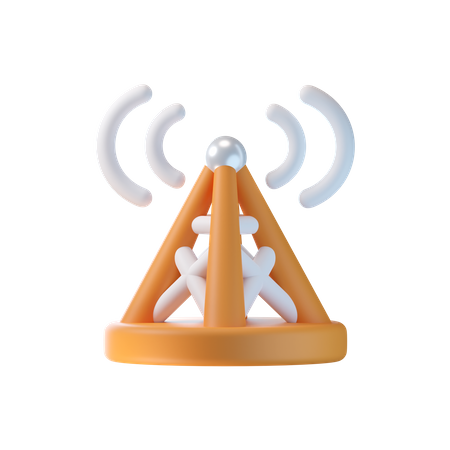 Pôle réseau  3D Icon