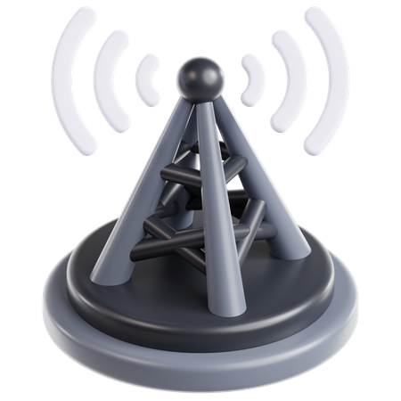 Pôle réseau  3D Icon