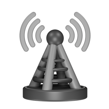 Pôle réseau  3D Icon