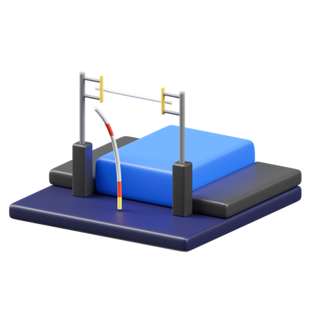 Pole Vault  3D Icon