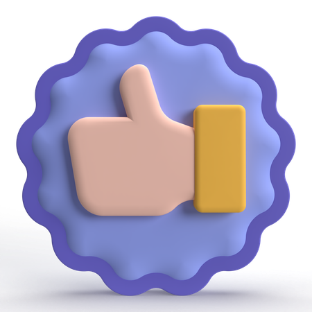 Afirmativo  3D Icon