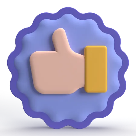 Afirmativo  3D Icon