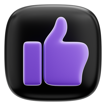 Afirmativo  3D Icon