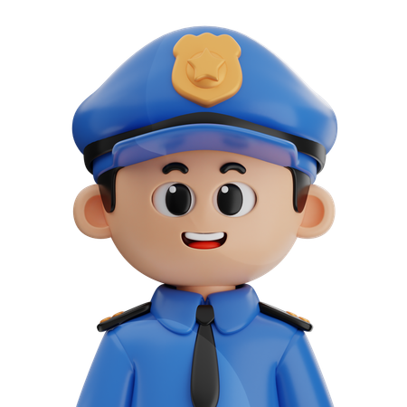 Police  3D Icon