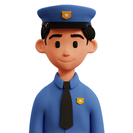 Police  3D Icon