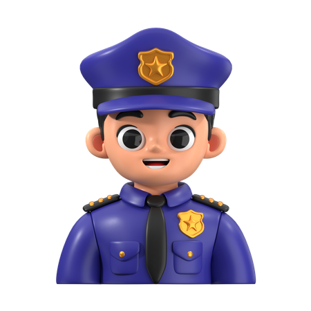 Police  3D Icon