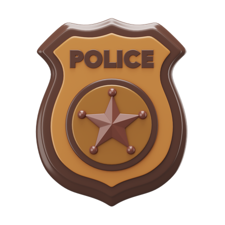 Police  3D Icon