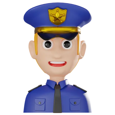 Police  3D Icon