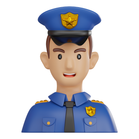 Police  3D Icon