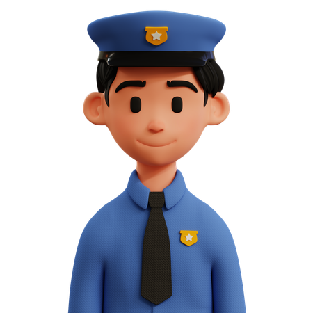 Police  3D Icon