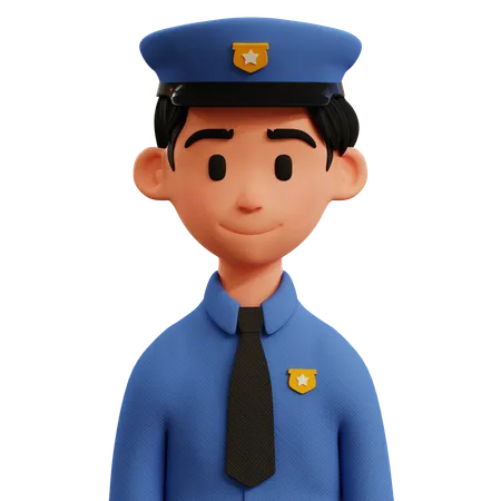 Police  3D Icon
