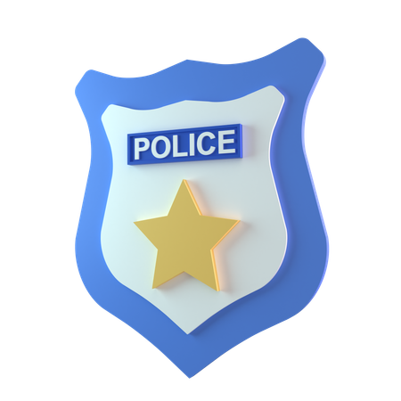 Police  3D Icon