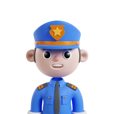 Police  3D Icon