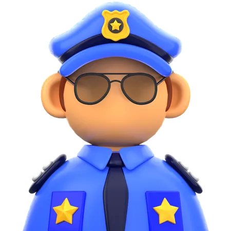 Police  3D Icon