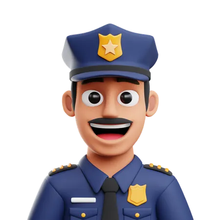 Police  3D Icon