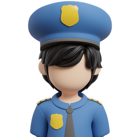 Police  3D Icon