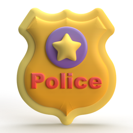 Police  3D Icon