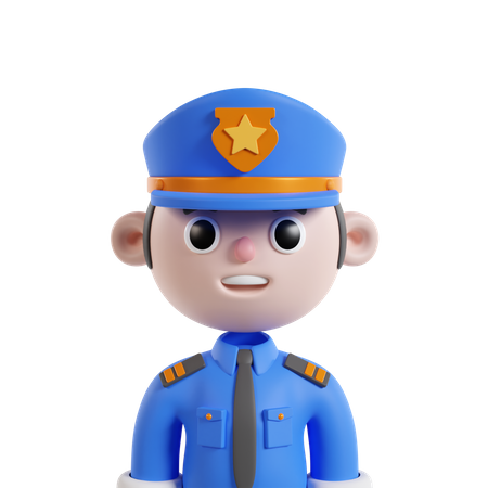 Police  3D Icon