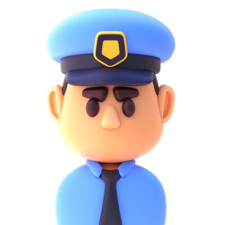 Police  3D Icon