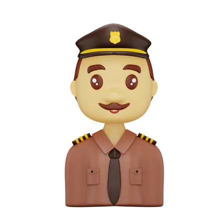 POLICE  3D Icon