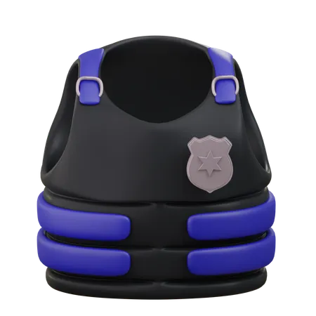 Police Armor  3D Icon