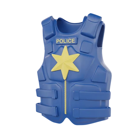 Police Armor  3D Icon