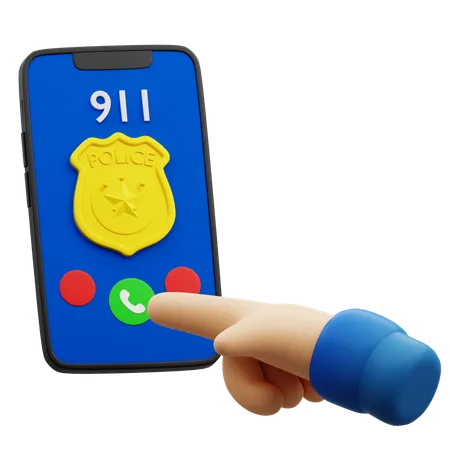 Police Call  3D Icon