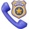 police call emoji 3d