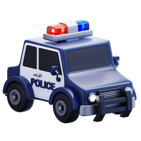 POLICE CAR  3D Icon