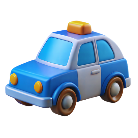 Police Car  3D Icon