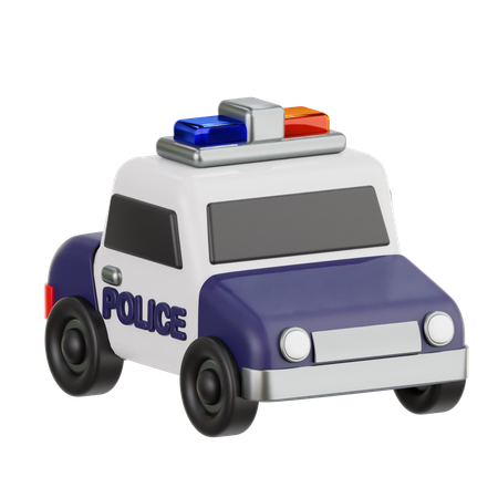 Police Car  3D Icon