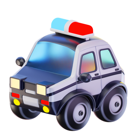 Police Car  3D Icon