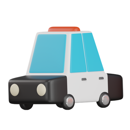 Police Car  3D Icon