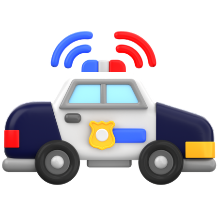 Police Car  3D Icon