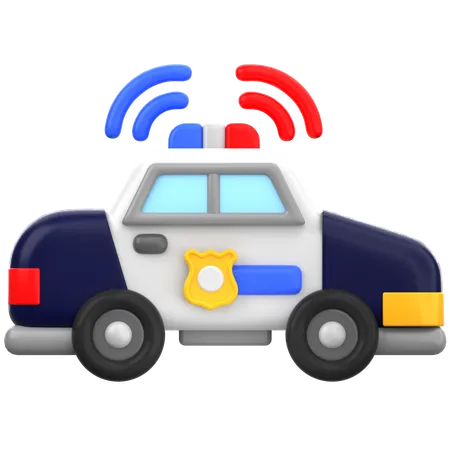 Police Car  3D Icon