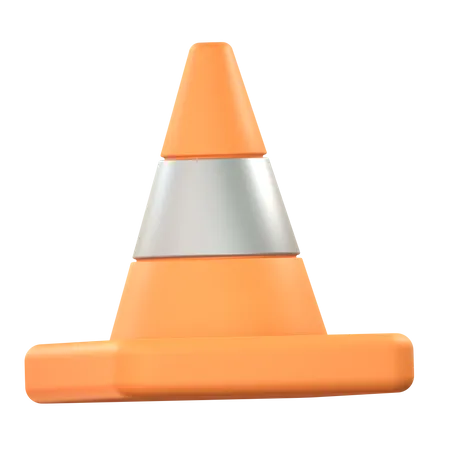 Police Cone  3D Icon