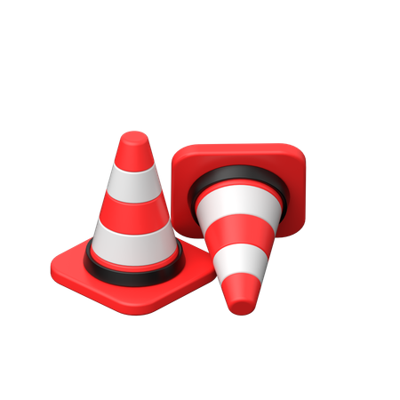 Police Cone  3D Icon