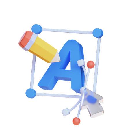 Conception de polices  3D Icon