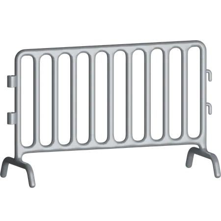 Police Fence  3D Icon