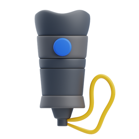 Police Flashlight  3D Icon