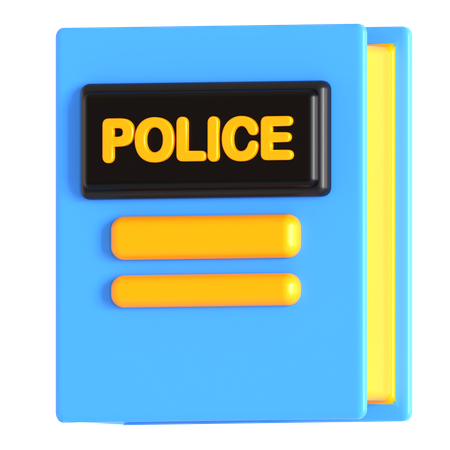 Police Handbook  3D Icon