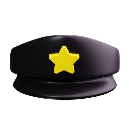 Police Hat  3D Icon