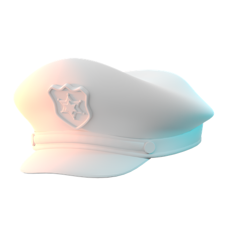 Police Hat  3D Icon