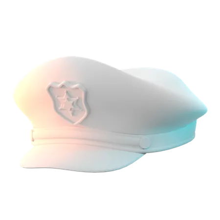 Police Hat  3D Icon