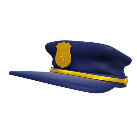 Police Hat  3D Icon